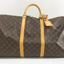 着物10 逸品!! LOUIS VUITTON ルイ・ヴィトン モノグラム キーポル バンドリエール ボストンバッグ ブラウン M41412 MB0040 ブランド品 ☆7_画像2