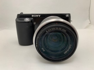 ☆1000円スタート☆ SONY α NEX-F3/E 3.5-5.6/18-55 OSS 0.25m/0.82ft ミラーレス 一眼レフカメラ ◆21856