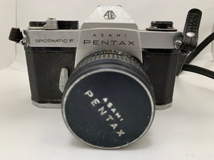 ☆1000円スタート☆ ASAHI PENTAX SPOTMATIC F アサヒペンタックス SPF フィルムカメラ ／SMC TAKUMAR f1.8/55 カメラレンズ　◆21910