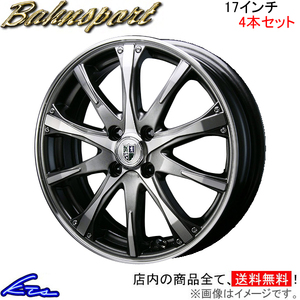 ブレスト バーンシュポルト タイプ504 4本セット ホイール クー【17×7J 4-100 INSET42】M401/M411 BLEST Bahnsport Type 504 アルミ