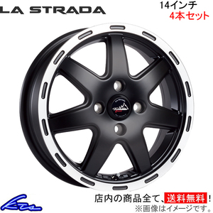 ラ・ストラーダ ティラード クロス 4本セット ホイール eKスペース B34A/B35A/B37A/B38A LTC445C45MBRP2 LA STRADA TIRADO CROSS アルミ