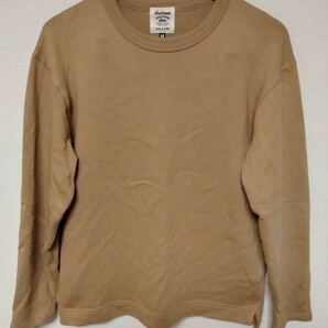 ◎美品◎ jackman Sweat Crewneck ジャックマン スウェットクルーネック ベージュ ピマコットン カットソー トップス 長袖の画像1