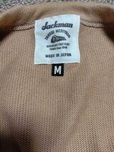 ◎美品◎ jackman Sweat Crewneck ジャックマン スウェットクルーネック ベージュ ピマコットン カットソー トップス 長袖_画像4