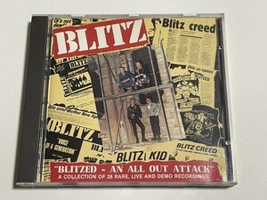 CD Blitz『Blitzed - An All Out Attack』(Dojo DOJO CD 93) 初期デモ〜ライブ音源集