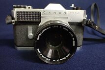 ★111010 キャノン Canon RM Canonflex SUPER-CANOMATIC LENS R 50mm 1:1.8 ケース付き ジャンク品★_画像2