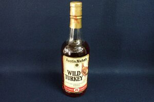 ★112909 WILD TURKEY ワイルドターキー 8年 バーボン 旧ボトル ウイスキー★