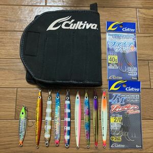 カルティバ　撃投ジグ　撃投レベル　撃投ノーマル　投次郎　全40g 計9本　撃投ストライク　撃投レイドバック　撃投エアロ　ファイアツイン