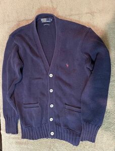 RALPH LAUREN サイズ M Polo ポロ ラルフローレン 肉厚 カーディガン 定番 ニット