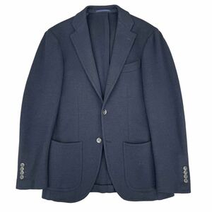 イコライ ウールジャージージャケット ネイビー 秋冬No.236 48(実質46程度)リングジャケット製 RING JACKET 【1217】