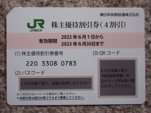 【JR東日本の株主優待券】JR東日本全線4割引分(特急料金・グリーン料金も)！ #2