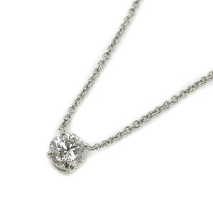 HARRY WINSTON ハリーウィンストン Pt950プラチナ ネックレス PIDPRD005SI ダイヤモンド0.50ct 3.1g 40cm レディース 中古 美品