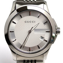 GUCCI グッチ Gタイムレス 腕時計 電池式 YA126401/126.4 メンズ 中古_画像1
