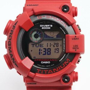 CASIO カシオ G-SHOCK フロッグマン 腕時計 ソーラー レッド GW-8230NT-4JR 30周年記念モデル メンズ 中古 美品