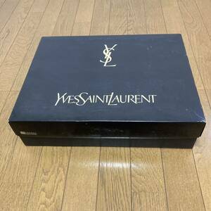 YVES SAINT LAURENT イヴサンローラン イブサンローラン 綿毛布 140cm×200cm 刺繍ロゴ 未使用品 