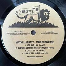 ★美盤！1983！再発でもレア！DUB付き！KILLER！DUBBY！NY ROOTS！Bullwackie！【Wayne Jarrett - Mini Showcase】10inch Wackie's Reissue_画像1