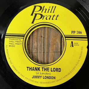 ★試聴！嬉しいB side！両面名曲【Jimmy London - Thank The Lord / A Little Love (aka That's All I Want From You)】7inch Phill Pratt