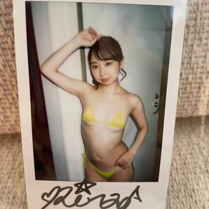 榑林里奈　チェキ　生写真　サイン付き　イメージグラビアアイドル　