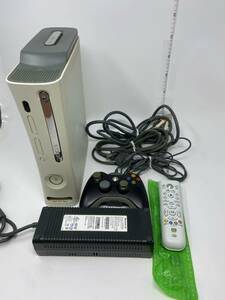 中古 Xbox360 本体セット ゲーム機 純正コントローラー 取扱説明書 エックスボックス 60GB 現状品