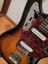 【美品】Squier by Fender Vintage Modified JAGUAR Sunburst フェンダー スクワイヤー ジャガー ギター_画像3