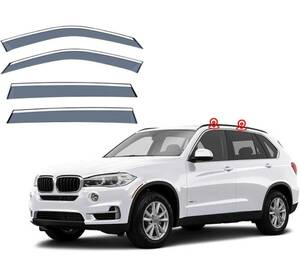 BMW X5 E70 / F15 2007-2018 ドアバイザー　1台分　新品　送料無料