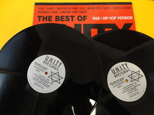 Soho - Hot Music (Hot Jazzy Mix) 収録 レア コンピ 2LP The Best Of Unity R&B/Hip Hop Version ファンキー&グルーヴィ名曲満載