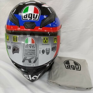 AGV エージーブイ K1 VR46 SKY RACING スカイ レーシング S サイズ（55-56cm） ブラック レッド BLACK/RED ヘルメット フルフェイス