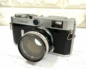 Canon キヤノン P フィルムカメラ レンジファインダー ボディ+LENS 50mm 1:1.4 レンズ 動作未確認 fah 10A399