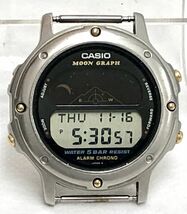 CASIO カシオ MOON GRAPH ムーングラフ GMW-61 デジタル腕時計 電池交換済 フェイスのみ fah 11S167_画像1