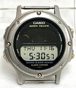 CASIO カシオ MOON GRAPH ムーングラフ GMW-61 デジタル腕時計 電池交換済 フェイスのみ fah 11S167