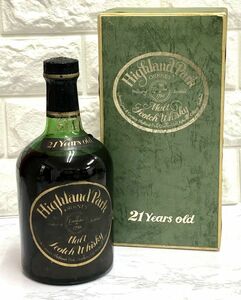 Highland Park ハイランドパーク 21年 ウイスキー特級 750ml 43度 モルト スコットランド 元箱付 未開栓 酒 fah 11S141