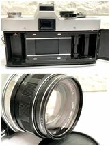 minolta ミノルタ SRT101 一眼レフフィルムカメラ MC ROOKOR-PF 1:1.4 f=58mm レンズ 中間リング、蛇腹装置Ⅰ シャッターOK fah 11S050_画像6