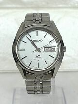 SEIKO セイコー LM ロードマチック 5606-7190 デイデイト 3針 シルバー メンズ 自動巻き 25石 腕時計 fah 11J007K_画像2