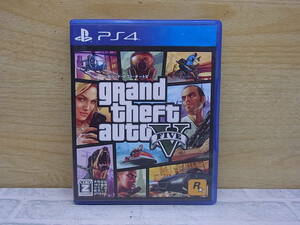 △F/629●ロックスター ROCKSTAR GAMES☆グランド・セフト・オートV grand theft auto V☆プレステ4(PS4)用ソフト☆中古品