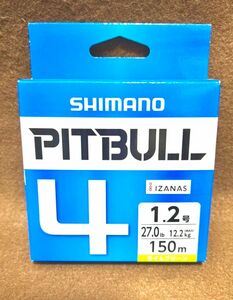 激安釣具 PEライン シマノ PL-M54R PITBULL ピットブル4 150m 写メ通り　釣り糸　釣り　魚釣り