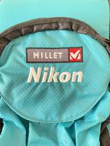 Nikon × MILLET アイガーヴァント26 カメラバッグ リュック MIS0189 ターコイズ ミレー ニコン EIGERWAND ニコン 26L アウトドア _画像2