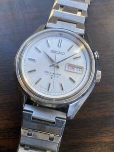 KY115 稼働品 セイコー ベルマチック デイデイト 純正ベルト SEIKO BELL-MATIC 4006-7012 27 JEWELS ビンテージ アンティーク