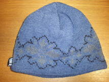 ★タイプ エー ニット キャツプ type a KNIT CAP ブルー フラワー★_画像1