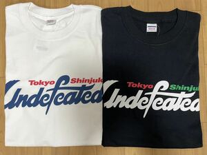 送料無料 新品 M 2色セット undefeated Shinjuku tee black white アンディフィーテッド 新宿 限定 Tシャツ 黒 白 東京