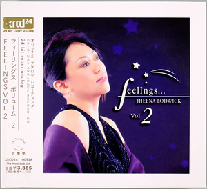 (XRCD24) Jheena Lodwick 『Feelings Vol.2』 XRCD24 - 1009SA ジーナ・ロドウィック / ジィナー・ロドウィク