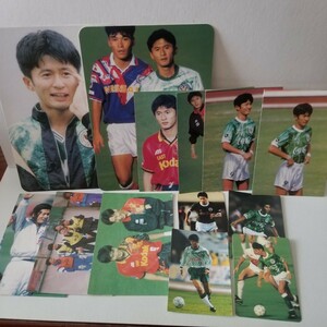 駄菓子屋 サッカー Jリーグ カード ブロマイド ヴェルディ川崎 武田修宏 13枚 (検)BBM topps サインなし カルビー Pカード カズ 日本代表