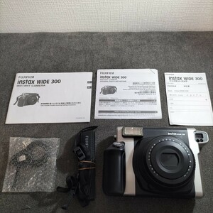 11-99 FUJIFILM フジフィルム instax WIDE インスタックス ワイド 300 インスタントカメラ チェキ CPL5B109-100 家電 カメラ ストラップ付