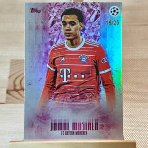 25枚限定 ジャマル・ムシアラ 2022-23 Topps Jamal Musiala Platinum Set Jamal Musiala 19/25 FC Bayern Munchen