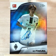 板倉滉 Topps Chrome Bundesliga Borussia Monchengladbach Ko Itakura 直筆サインカード_画像1