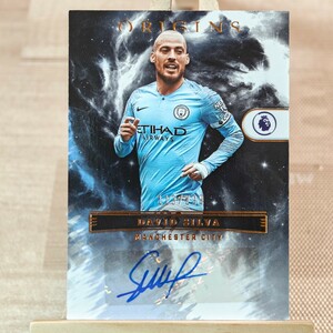 299枚限定 ダビド・シルバ 2022-23 Panini Chronicles Origins Autographs David Silva 155/299 Manchester City 直筆サインカード