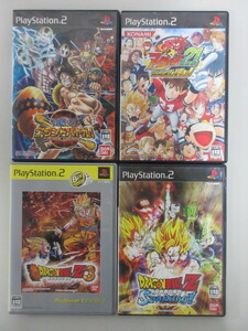 【即決】まとめ売り 4本 PS2 ワンピース グランドバトル！3/アイシールド21/ドラゴンボールZ3/ドラゴンボールZ スパーキング！