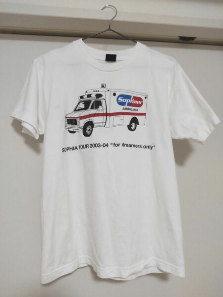 SOPHIA　ライブTシャツ　ツアーグッズ　ソフィア　バンド　メンズ　Sサイズ　2003年　古着　松岡充　救急車