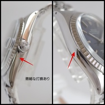 ロレックス 1603 デイトジャスト 1971年 純正青文字盤 SS メンズ 腕時計 ROLEX アンティーク OH済1年保証_画像6