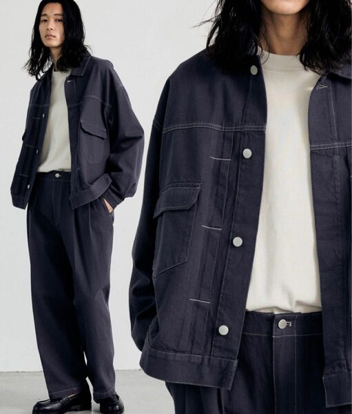 WYM LIDNM HEAVY OZ WIDE DENIM SET-UP