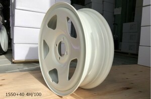 ESB/イーエスビー（CLS-WHEEL)【CLS-TC01】13×7.0j　4H　100　+25　鉄チンホイール4本セット