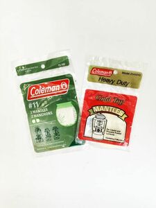 COLEMAN コールマン ランタン マントル ゴールドトップ #11-102 (2枚入り) + 21A101G (2枚入り)　GOLDTOP MANTLES